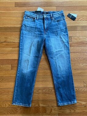 Ralph Lauren high-rise straight ankle jeans